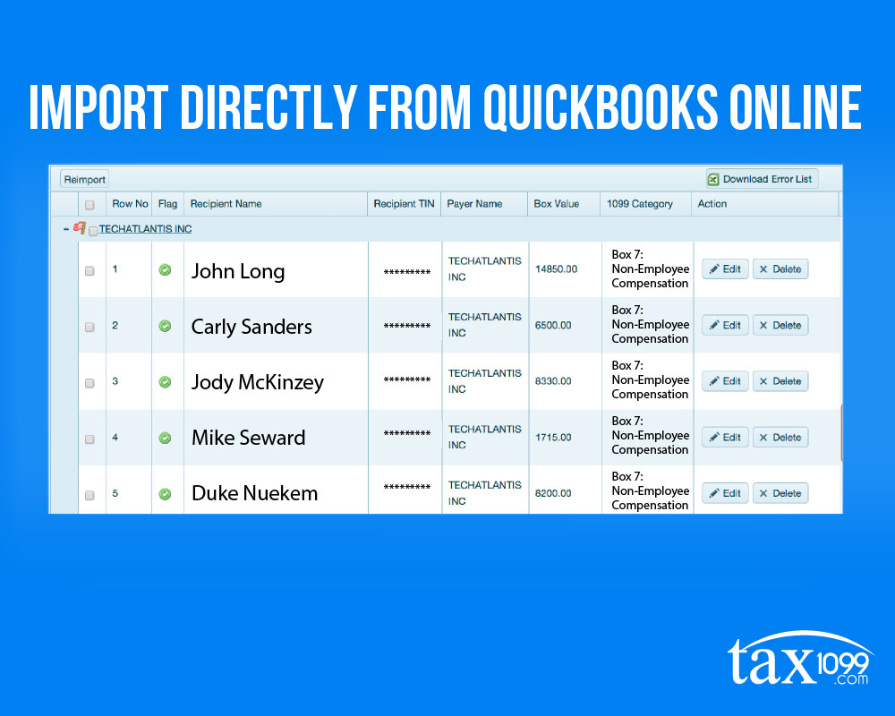 Import From Quickbooks Online